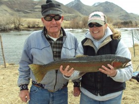 Hunting and fishing are some of Sarah's favorite pastimes. Here, Sarah is steelhead fishing on the Salmon River, with her Grandpa. 