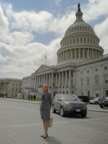 Karen, spending time in one of her favorite places, Washington D.C. 
