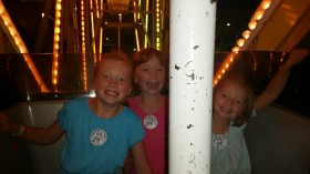 Fun on the ferris wheel!