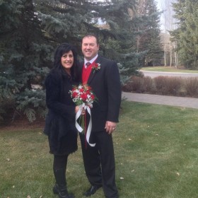 Ramona and her husband, Brandon, were married 11/12/13, in Sun Valley. 